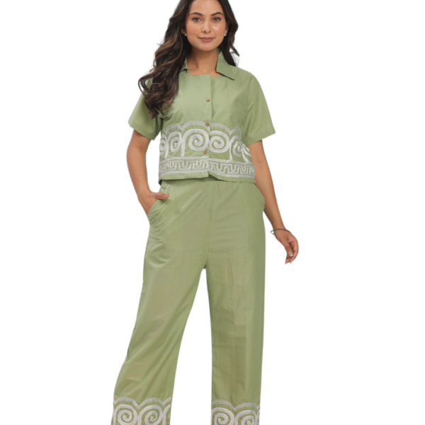 Laidback Luxe ? Embroidered Floral Dress with Printed Touch (XXL)